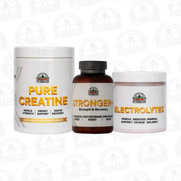 КОМБО 1 - Pure creatin, Electrolytes, Stronger+