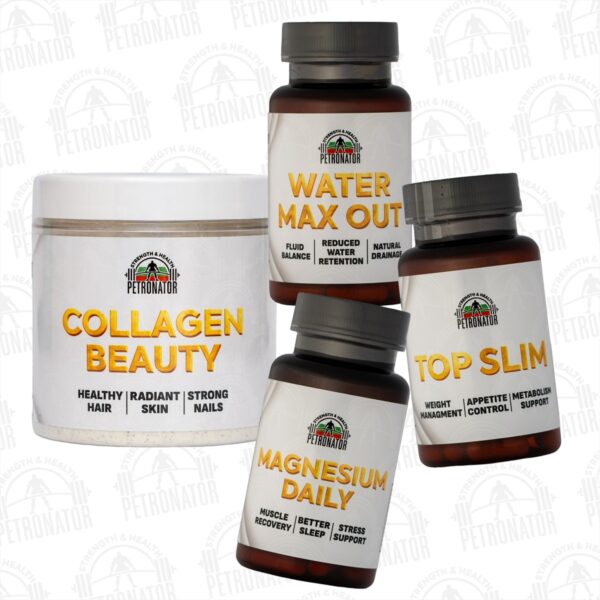 КОМБО 5 - Magnesium daily, Top slim, Water max out, Collagen beauty